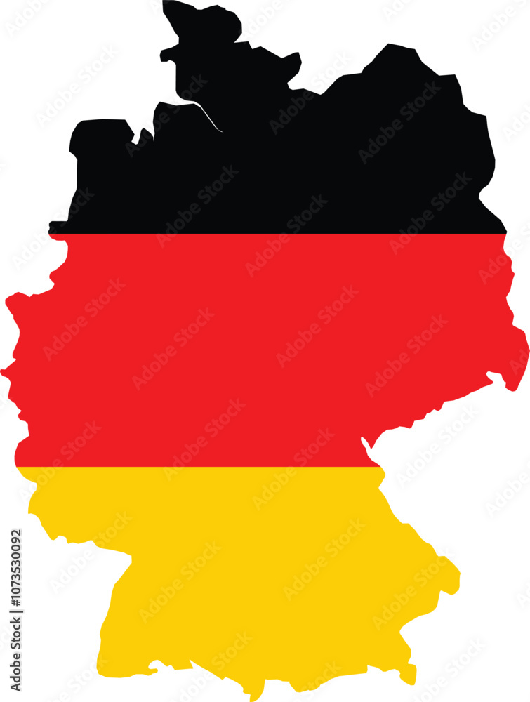 German Flag. Vector illustration of Germany map with German flag. German Flag icon with Flag. Patriotism map. Travel and tourism. German Flag. Vector illustration of Germany map with German flag. German Flag icon with Flag. Patriotism map. Travel and tourism.