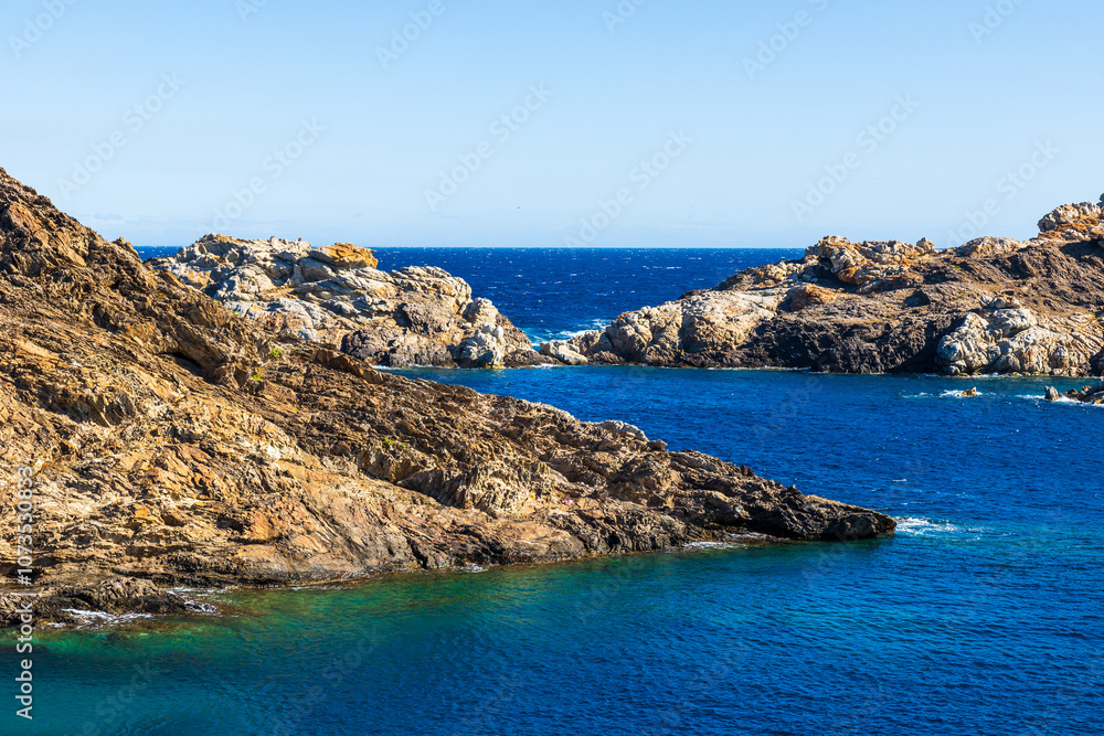 Landscape of Cap de Creus near Cadaqués on the Costa Brava, Spain Landscape of Cap de Creus near Cadaqués on the Costa Brava, Spain