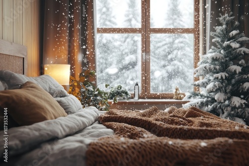 Cozy Bedroom Interior with ...