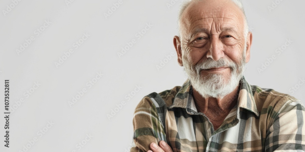 Older Man With Beard and Mustache Older Man With Beard and Mustache