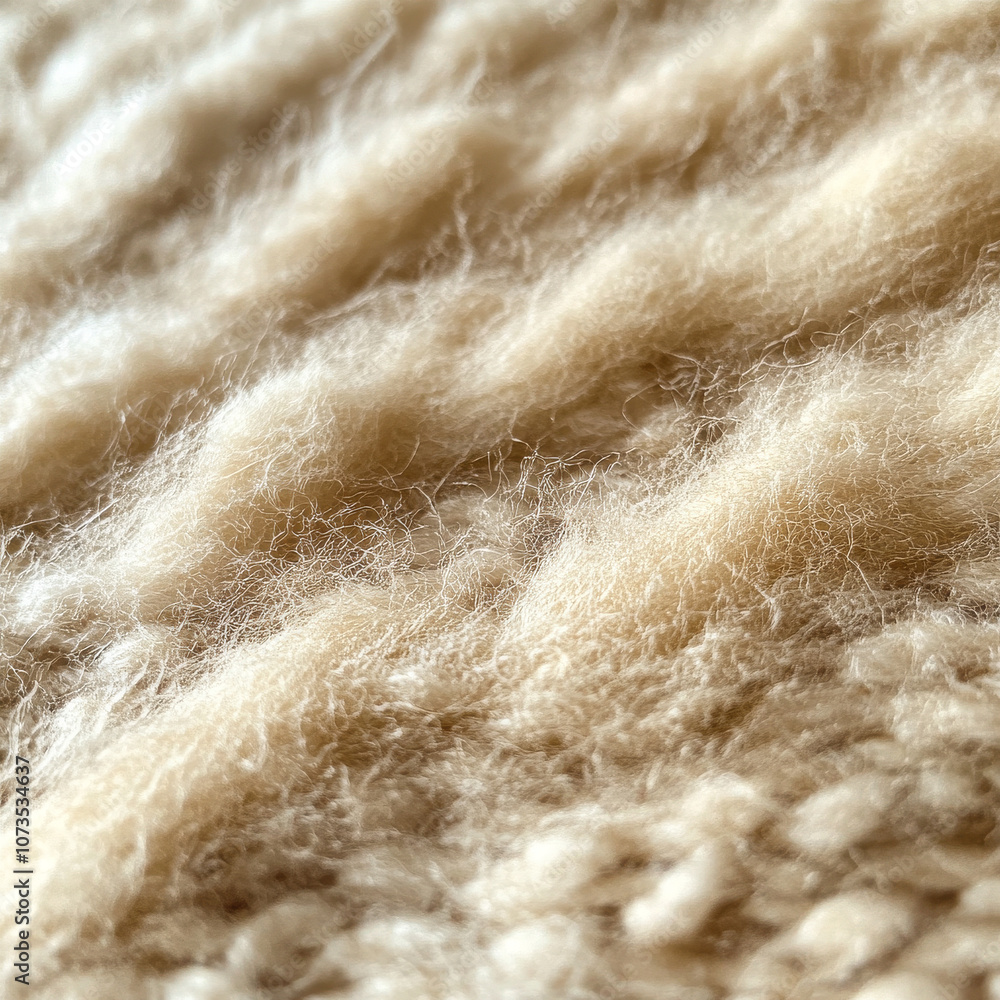 Macro shot of fine wool textile, visible fibers and weave Macro shot of fine wool textile, visible fibers and weave