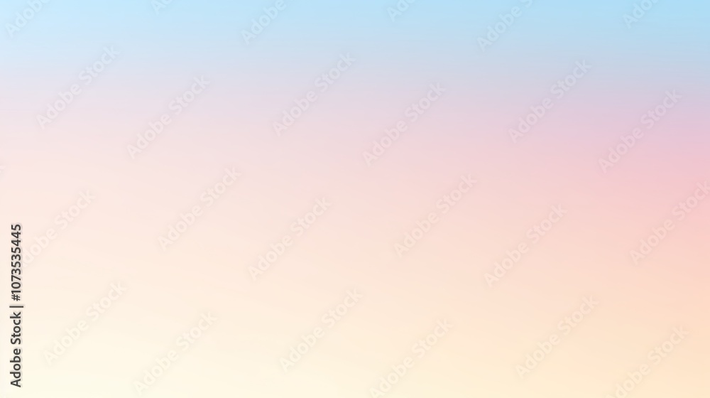 Naklejka premium Color gradient background, abstract pastel rainbow. faint yellow pink blue color banner gradation texture, blur abstract background