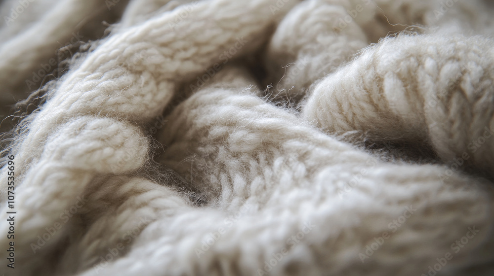 Macro shot of fine wool textile, visible fibers and weave Macro shot of fine wool textile, visible fibers and weave
