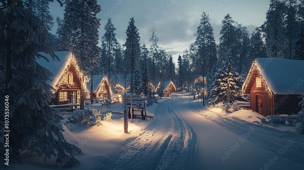 Fototapeta premium winter in the mountains
