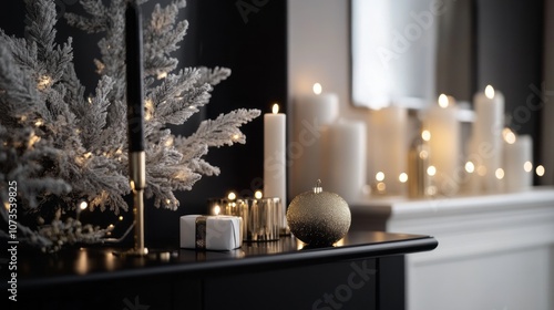 A Frosted Tree Branch, Cand...