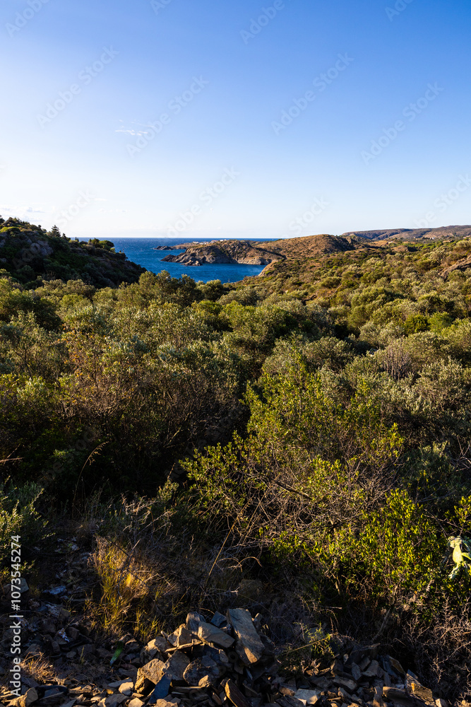 Bay of Portlligat and Pointe des Caials in Cadaqués from the hiking trails of Cap de Creus Bay of Portlligat and Pointe des Caials in Cadaqués from the hiking trails of Cap de Creus