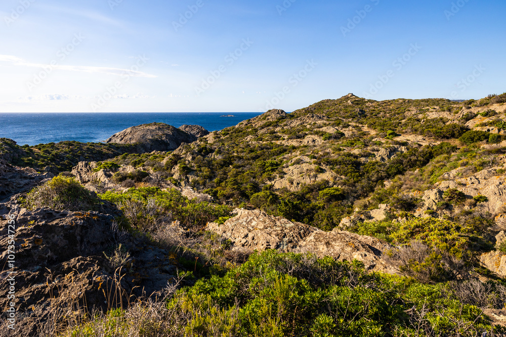 Landscape of Cap de Creus near Cadaqués on the Costa Brava, Spain Landscape of Cap de Creus near Cadaqués on the Costa Brava, Spain