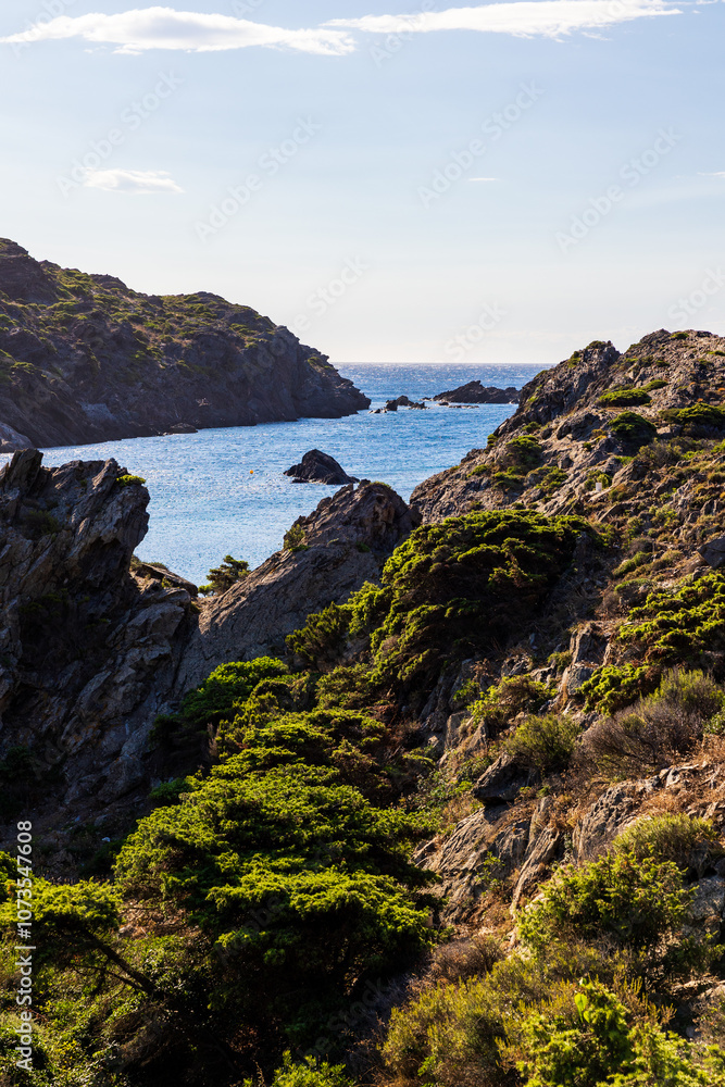 Fototapeta premium Landscape of Cap de Creus near Cadaqués on the Costa Brava, Spain