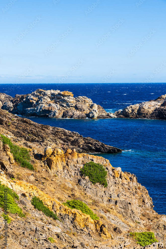 Landscape of Cap de Creus near Cadaqués on the Costa Brava, Spain Landscape of Cap de Creus near Cadaqués on the Costa Brava, Spain