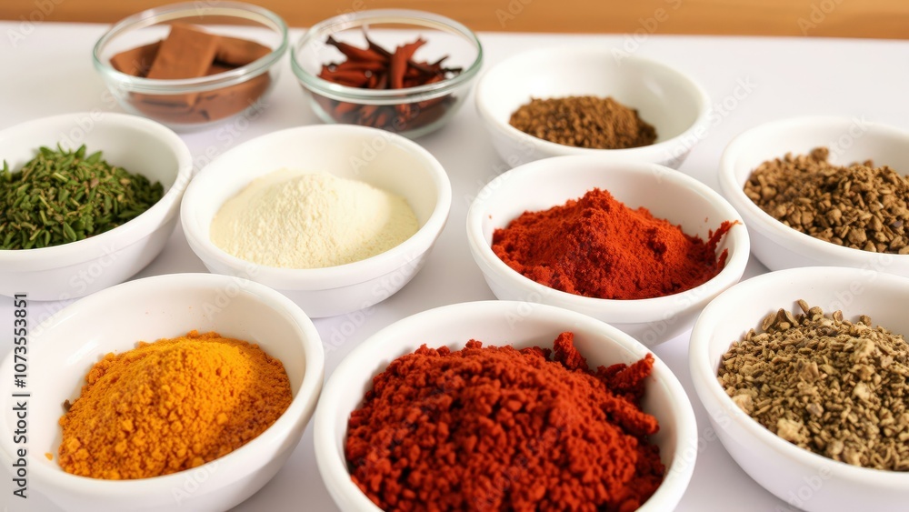 Vibrant Spice Collection for Cooking and Baking: Enhance Your Culinary Creations with These Rich and Aromatic Seasonings Vibrant Spice Collection for Cooking and Baking: Enhance Your Culinary Creations with These Rich and Aromatic Seasonings