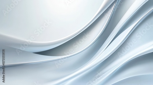 Wallpaper Mural Soft Curved Abstract Background Design with Subtle Light Colors and Fluid Shapes Creating a Serene and Modern Aesthetic for Various Creative Projects Torontodigital.ca