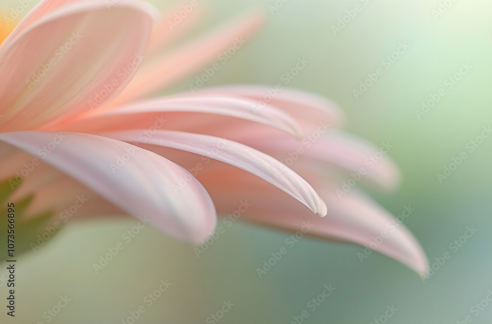 Fototapeta premium Delicate Pink Flower Petal Close-up
