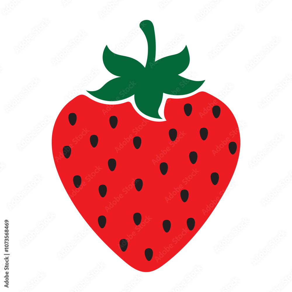 Obraz premium strawberry logo icon. logo or icon strawberry template design.eps10