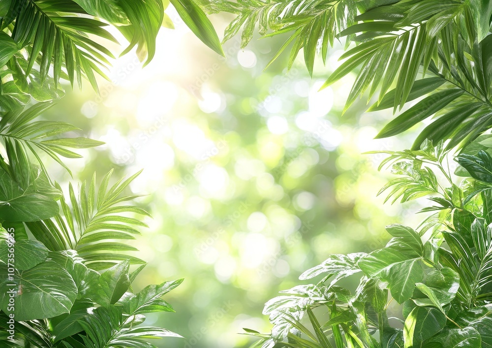 A Vibrant Lush Backdrop Filled with an Array of Greenery for Nature and Landscape Photography A Vibrant Lush Backdrop Filled with an Array of Greenery for Nature and Landscape Photography