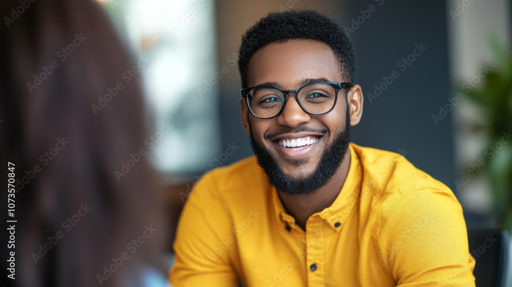 Friendly and Supportive Business Professional Assisting Client with a Smile Friendly and Supportive Business Professional Assisting Client with a Smile