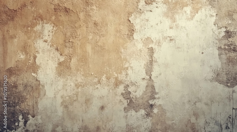 Faded beige and brown wall texture with distressed finish, symbolizing vintage and rustic style
Faded beige and brown wall texture with distressed finish, symbolizing vintage and rustic style