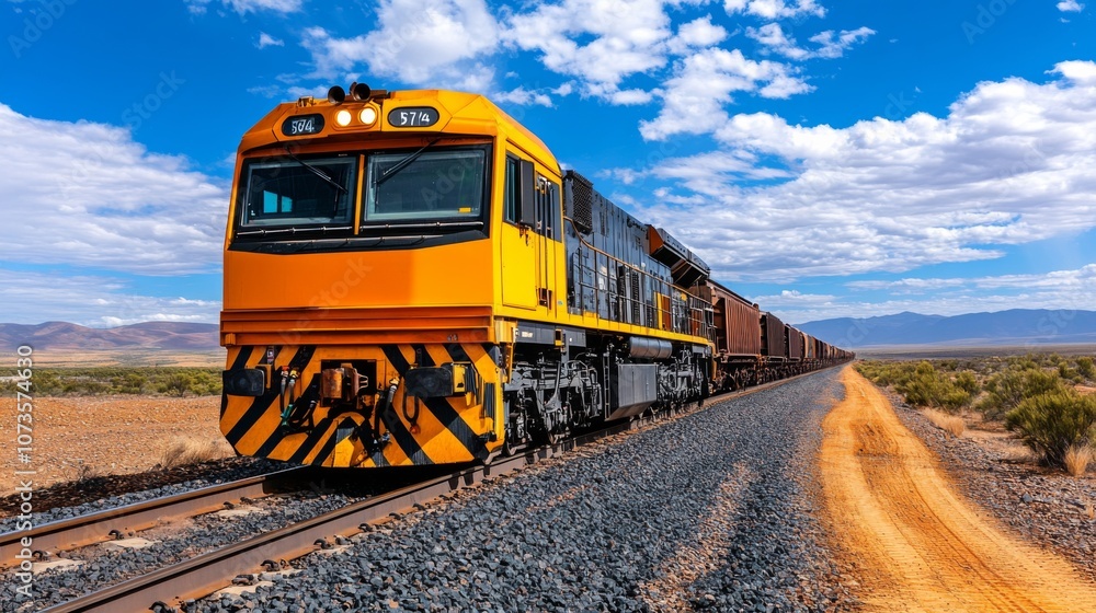 Obraz premium freight railway cars. transport transportation of coal