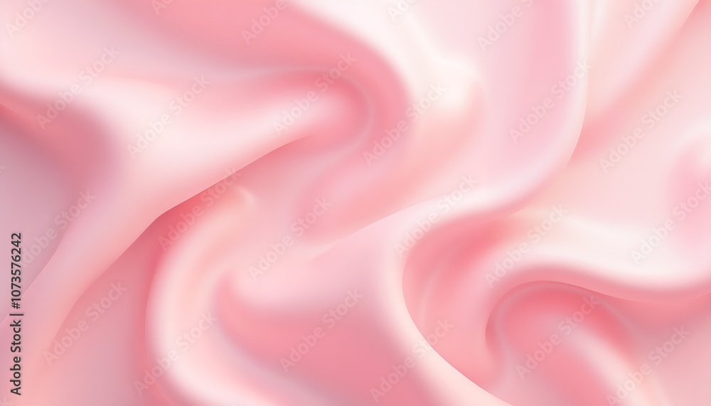 Soft pink satin fabric with elegant folds and smooth texture for background design Soft pink satin fabric with elegant folds and smooth texture for background design