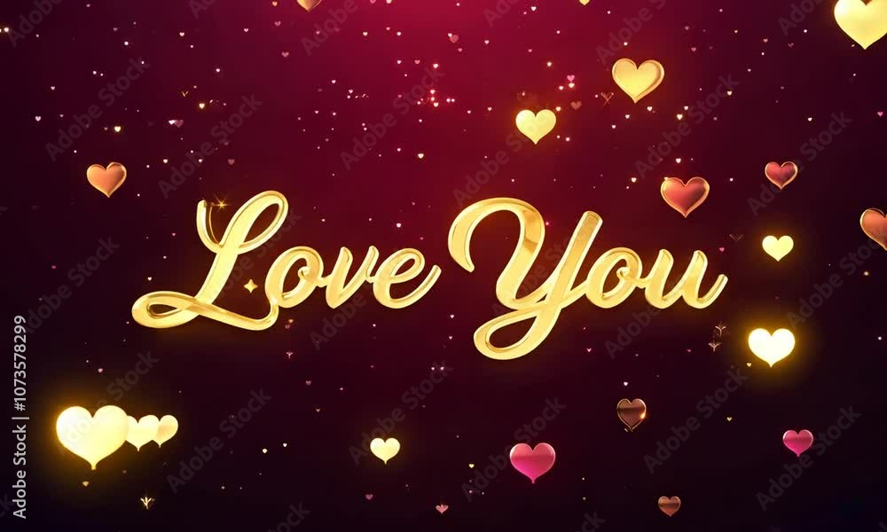 A gold font with red letters that say A gold font with red letters that say