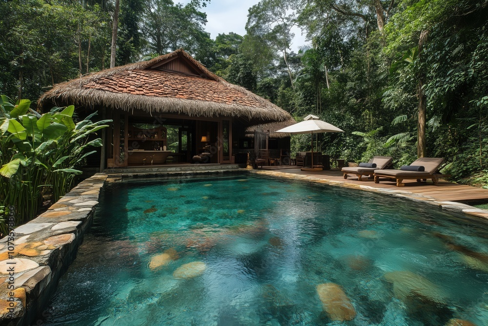 A shimmering pool of crystal-clear water nestled in the heart of a dense forest, where pilgrims come to bathe in the sacred spring that is said to heal body and soul. A shimmering pool of crystal-clear water nestled in the heart of a dense forest, where pilgrims come to bathe in the sacred spring that is said to heal body and soul.