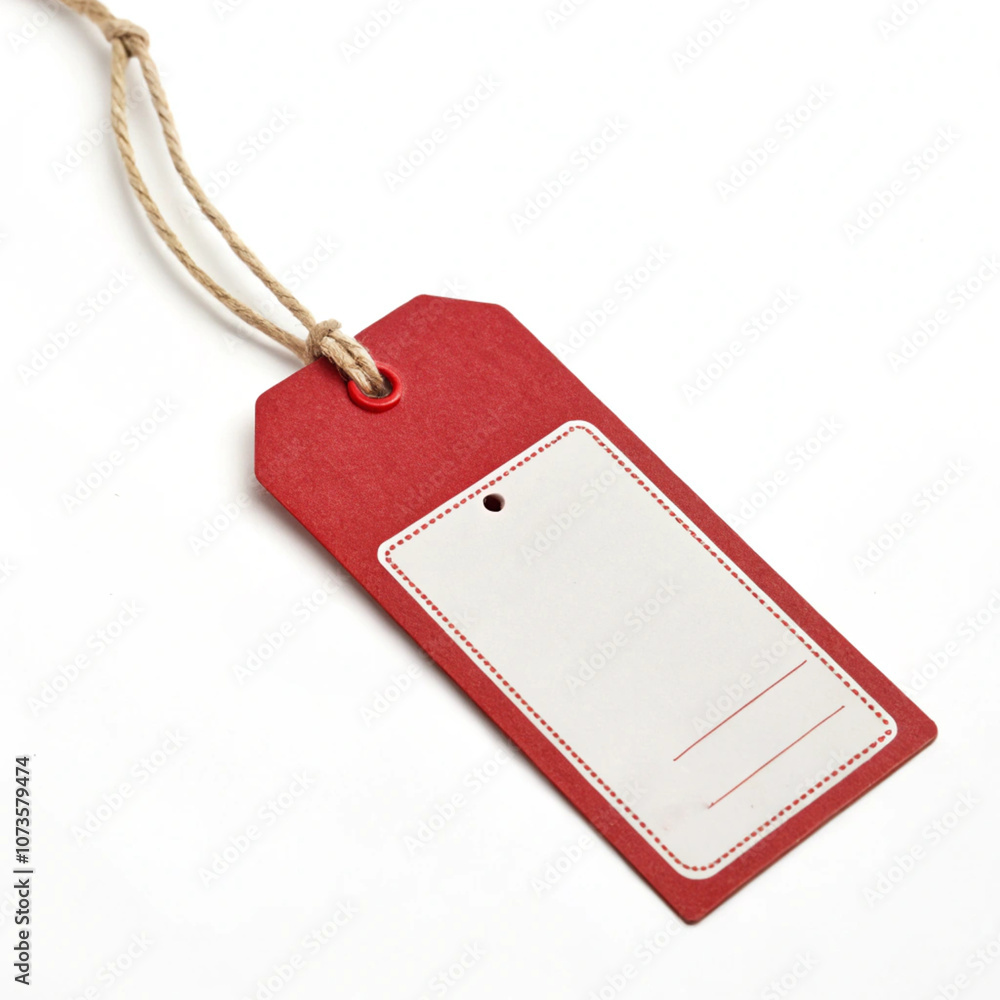 Fototapeta premium Simple A blank tag generative ai