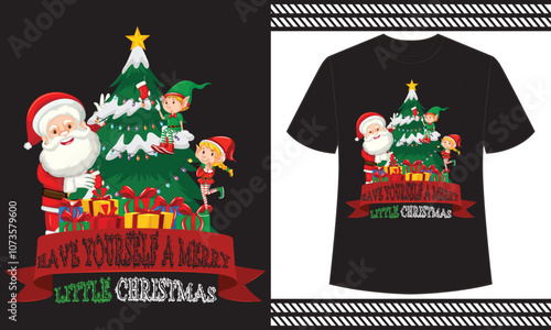 christmas, santa, yougle, best t shirt design, merry christmas t shirt design photo