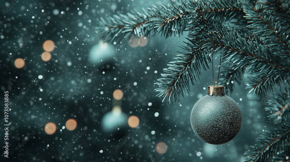 Christmas themed poster, space for text. Christmas themed poster, space for text.