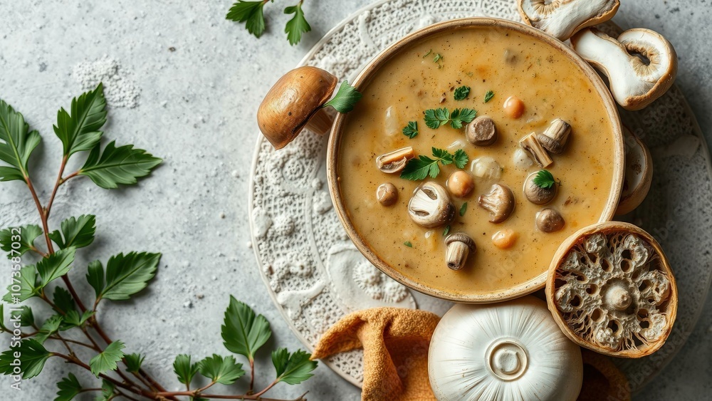 Warm Up with Creamy Mushroom Soup: Perfect for Cozy Meals and Comforting Dinners Warm Up with Creamy Mushroom Soup: Perfect for Cozy Meals and Comforting Dinners
