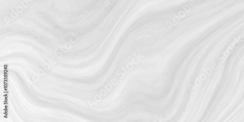 White and grey liquid marble pattern texture natural background.  Liquify Swirl white and gray color art. Beautiful drawing with the divorces and wavy lines in gray tones. 
