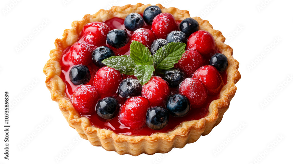 Single pastry tart transparent background Single pastry tart transparent background