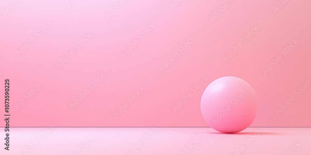 Minimalistic pink background with a single spherical shape, perfect for design projects. Minimalistic pink background with a single spherical shape, perfect for design projects.