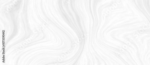 White and grey liquid marble pattern texture natural background.  Liquify Swirl white and gray color art. Beautiful drawing with the divorces and wavy lines in gray tones. 