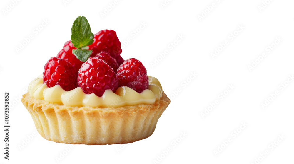 Single pastry tart transparent background Single pastry tart transparent background