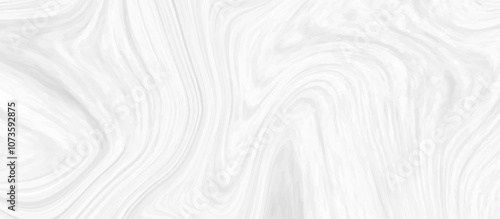 White and grey liquid marble pattern texture natural background.  Liquify Swirl white and gray color art. Beautiful drawing with the divorces and wavy lines in gray tones. 