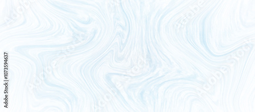 White and blue liquid marble pattern texture natural background.  Liquify Swirl white and blue color art. Beautiful drawing with the divorces and wavy lines in gray tones. 