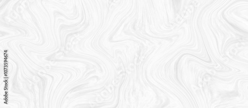 White and grey liquid marble pattern texture natural background.  Liquify Swirl white and gray color art. Beautiful drawing with the divorces and wavy lines in gray tones. 
