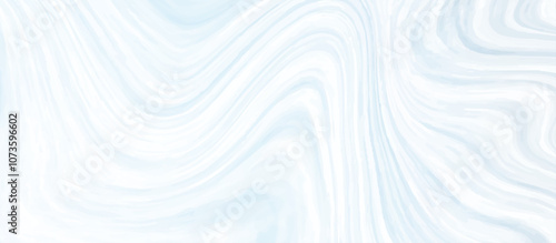 White and blue liquid marble pattern texture natural background.  Liquify Swirl white and blue color art. Beautiful drawing with the divorces and wavy lines in gray tones. 