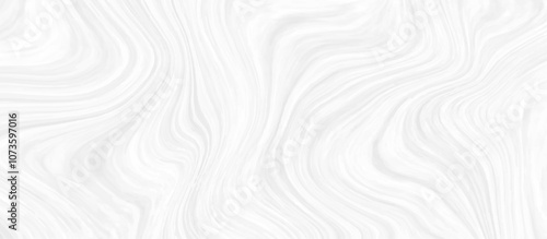 White and grey liquid marble pattern texture natural background.  Liquify Swirl white and gray color art. Beautiful drawing with the divorces and wavy lines in gray tones. 
