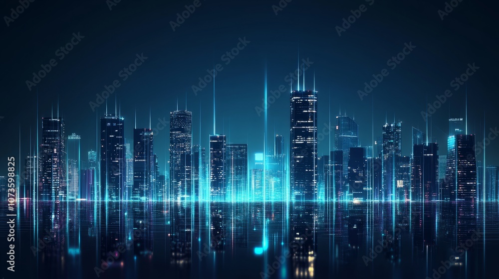 Line, shiny, light, up, line, flow, tech City back, simple, gradient, blue, City, Abstract, Future, Shape, flat design Line, shiny, light, up, line, flow, tech City back, simple, gradient, blue, City, Abstract, Future, Shape, flat design
