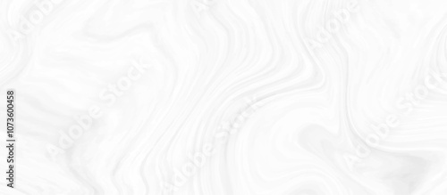 White and grey liquid marble pattern texture natural background.  Liquify Swirl white and gray color art. Beautiful drawing with the divorces and wavy lines in gray tones. 