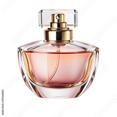 perfume bottle isolated on white