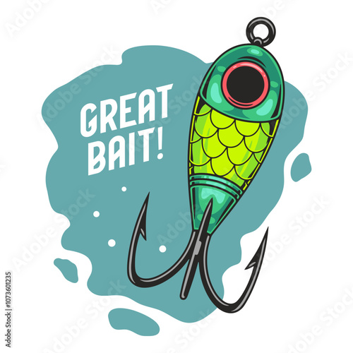 Colorful lure Great Bait