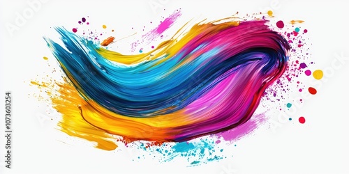 Wallpaper Mural A digital painting icon with vibrant colors and artistic elements for design purposes. Torontodigital.ca