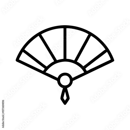Chinese fan icon
