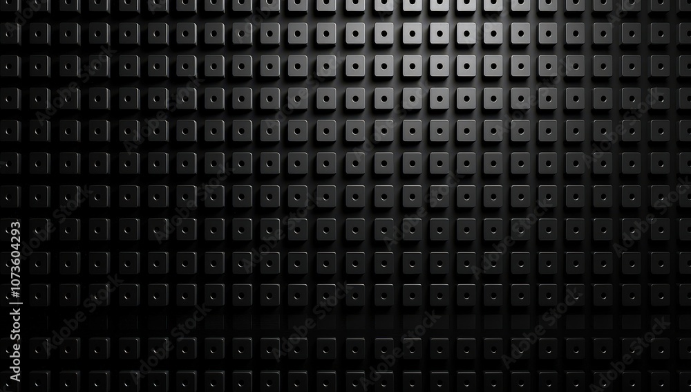 Black background with cubes. Dark abstract wallpaper. Black geometric pattern Black background with cubes. Dark abstract wallpaper. Black geometric pattern