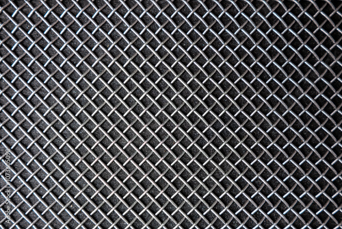 metal grid background