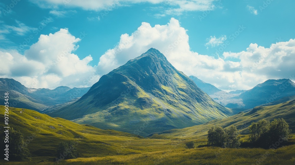 Majestic Mountain Landscape Majestic Mountain Landscape