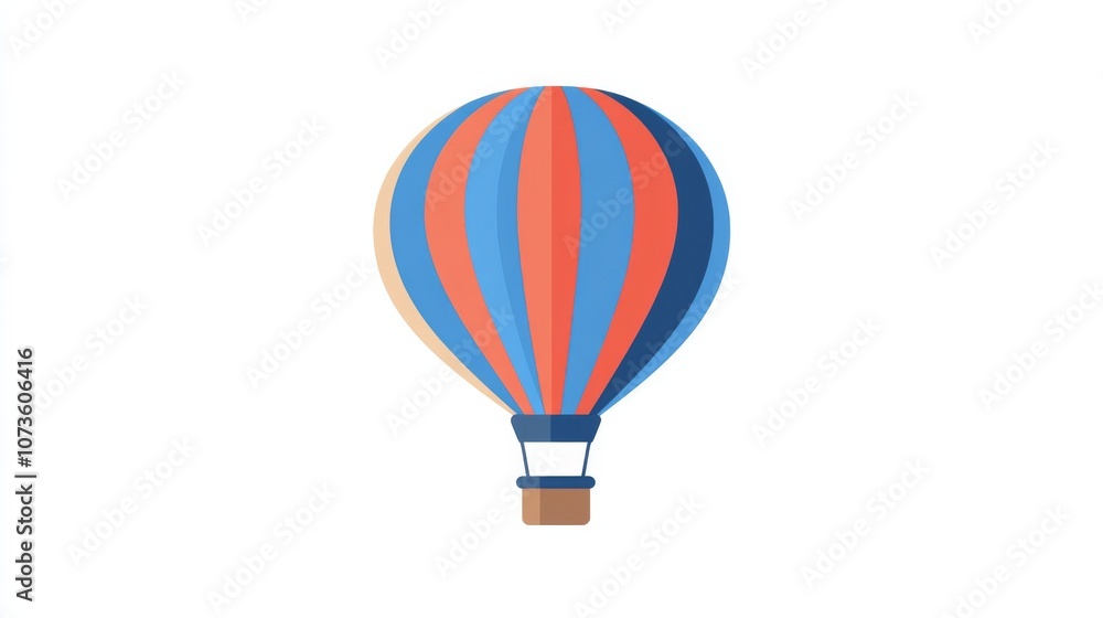 Fototapeta premium Hot Air Balloon Illustration