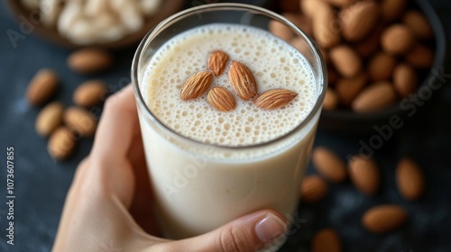 Almond Milk Glass Concept