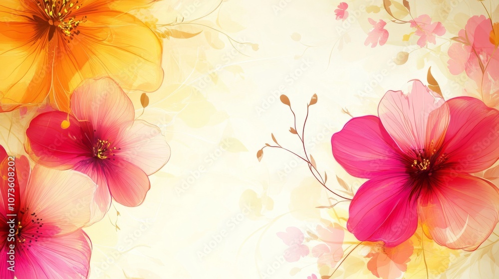 Floral Abstract Art Floral Abstract Art